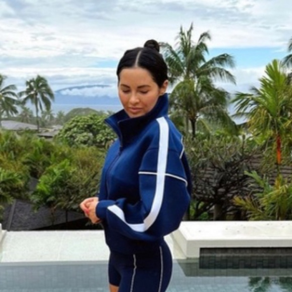 IVL Navy Blue Scuba Jacket